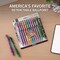 Zebra Pen Z-Grip Ballpoint Pen, Retractable, Med 1mm, Assorted Business/Artistic Ink Color, Clear Barrel, 24PK 12223 - alternate 3
